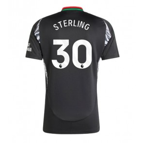 Arsenal Raheem Sterling #30 Replika Udebanetrøje 2024-25 Kortærmet